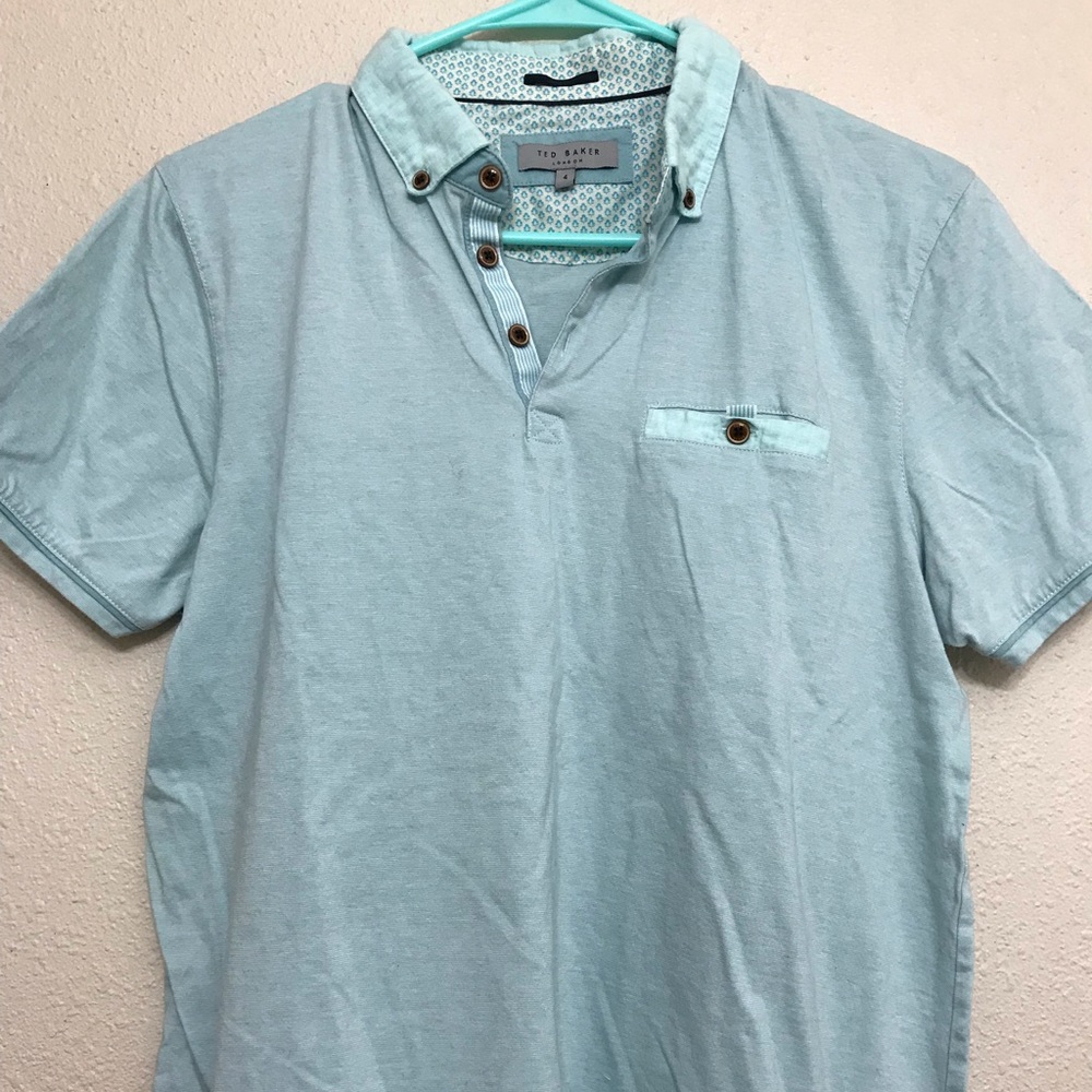 Ted Baker London Polo Shirt. Size 6. USA 44” Chest